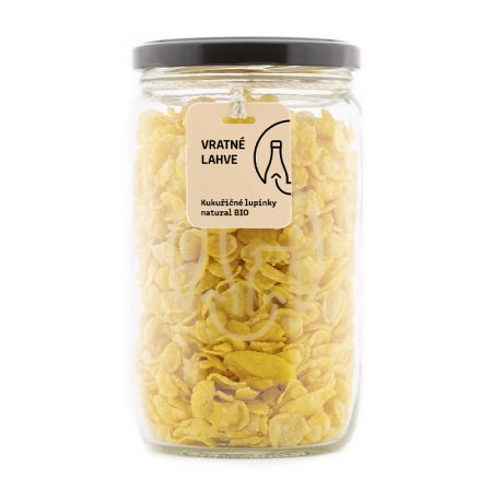 Kukuřičné lupínky natural bio - otevřené